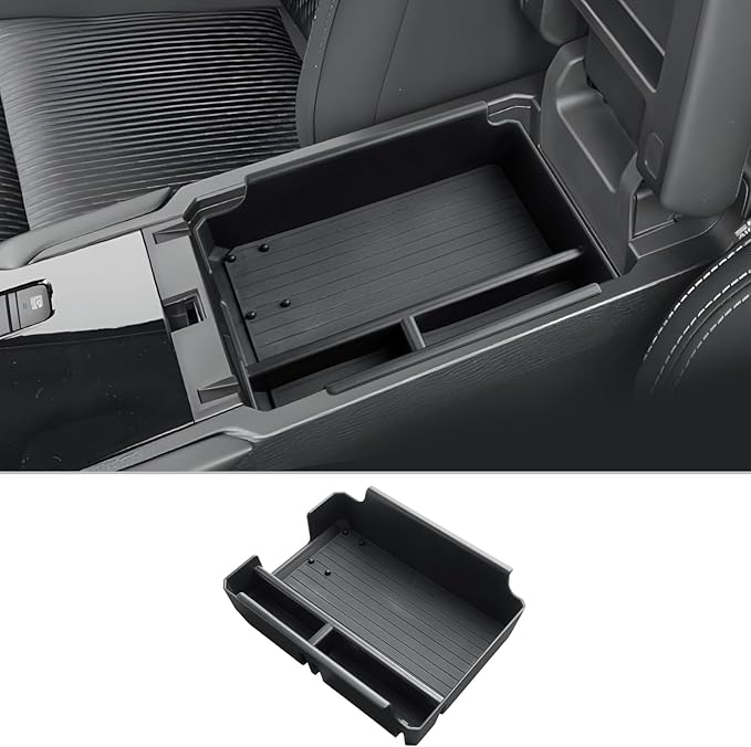 CDEFG for 2025 2026 Mitsubishi Outlander Center Console Organizer for 2025 2026 Mitsubishi Outlander Accessories Middle Console Organizer Armrest Storage Box (for Gas Version Only)