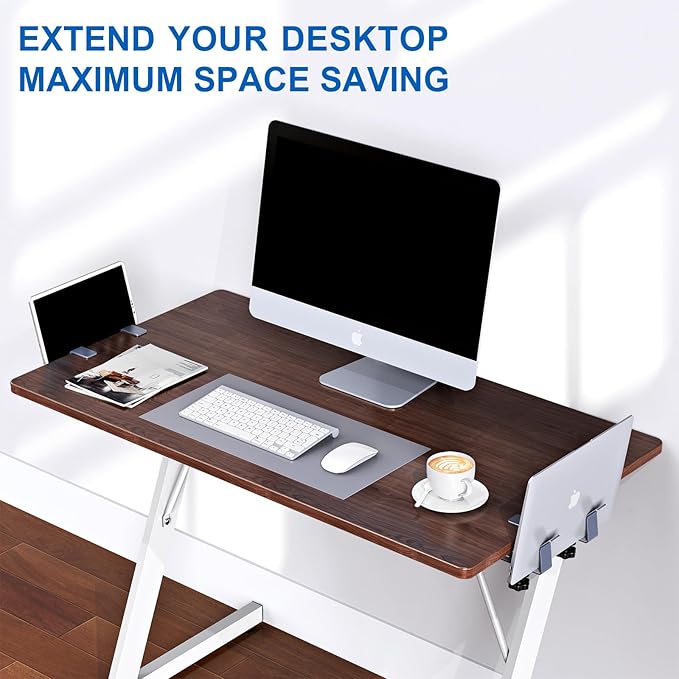 Vertical Laptop Stand, Adjustable Laptop Holder for Desk Side, fits All MacBook/Surface/Samsung/HP/Dell/Chrome Book (Space Gray)