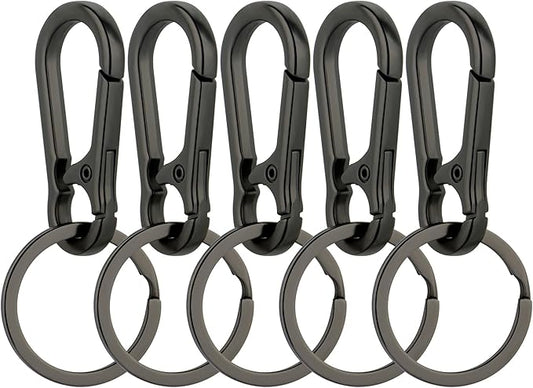 Wikavanli Metal Keychains Keyring Key Chain Ring Clip Holder Organizer for Home Car Keys Key Finder Women Men