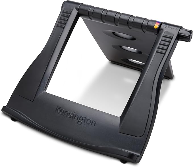 Kensington Easy Riser EQ Portable Laptop Cooling Stand, Adjustable & Lightweight, Anti Slip & Folding Design, for 12''-17'' Laptops, Made from 50% Post Consumer Recycled Content (K52805EU)