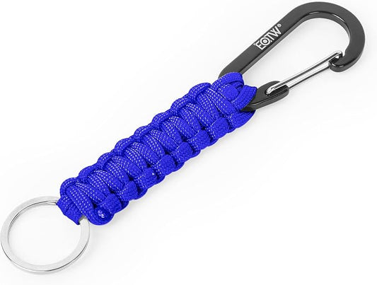 EOTW Carabiner Keychain,Paracord Keychain Small Aluminum Clip D Ring for Camping, Hiking, Fishing, Or As A Key Organizer