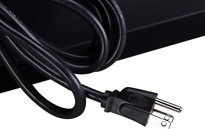 Rocelco 30" Premium Dual Monitor Stand with AC Power Supply & USB 2.0 Charging | Metal Laptop TV PC Riser Shelf with Keyboard Mouse Storage and Cable Management | Black (R DMS)