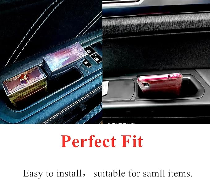 Door Grab Handle Storage Box Organizer Tray Accessories fit for VW Atlas and Cross Sport 2018 2019 2020 2021 2022 2023 (Not fit for 2024) (Handle Organizer)