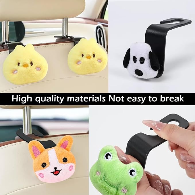 Avocado Car Seat Headrest Hook 2 Pack Car Purse Hook Cars Seat Hooks for Headrest Universal for Handbag Bags Drink Grocery Coat Universal Vehicle,Cars Accessories Avocado Gifts for Women Men