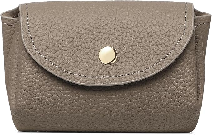 SENDEFN Leather Coin Purse for Women Small 3 Cash Change Pouch Holder Wallets