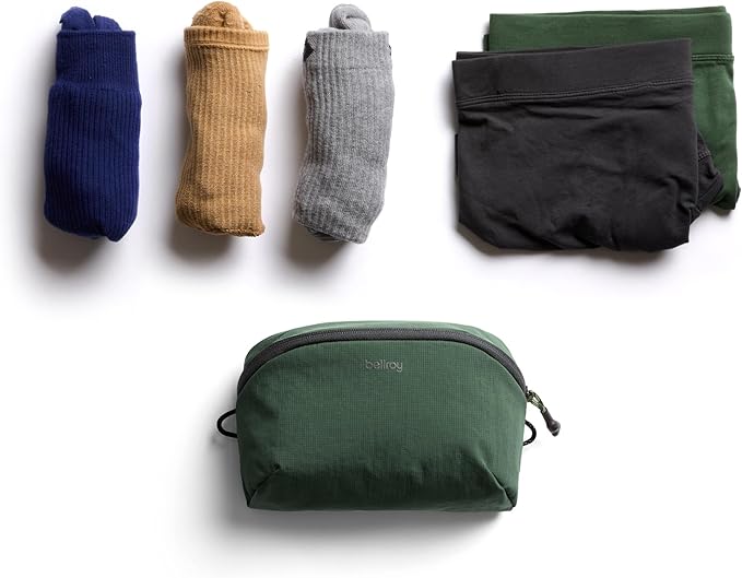 Bellroy Lite Packing Pouch 2L (Organizer Packing Cube for Travel Near and far) - Spruce