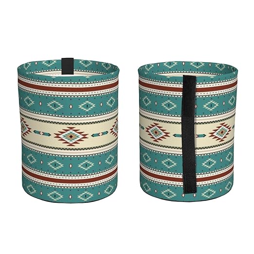 Native Indian Western Tribal Car Trash Can Collapsible Garbage Can,Hanging Trash Bag Water Proof with Suitable for Storage for Car Interiors,Home