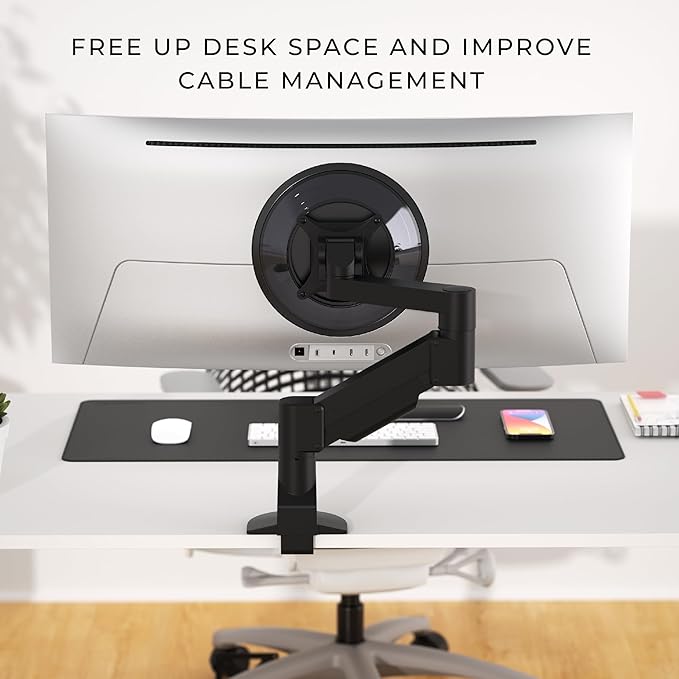 HumanCentric VESA Mount Adapter Compatible with Samsung Odyssey OLED G8 Monitors S34BG850SN and S34DG856SN, Works with G8 34-inch, Mount on a Monitor Arm 100x100m Pattern