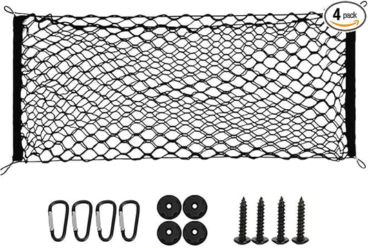Truck Bed Cargo Net, Storage Elastic Mesh Net（35.4 * 15.7In）