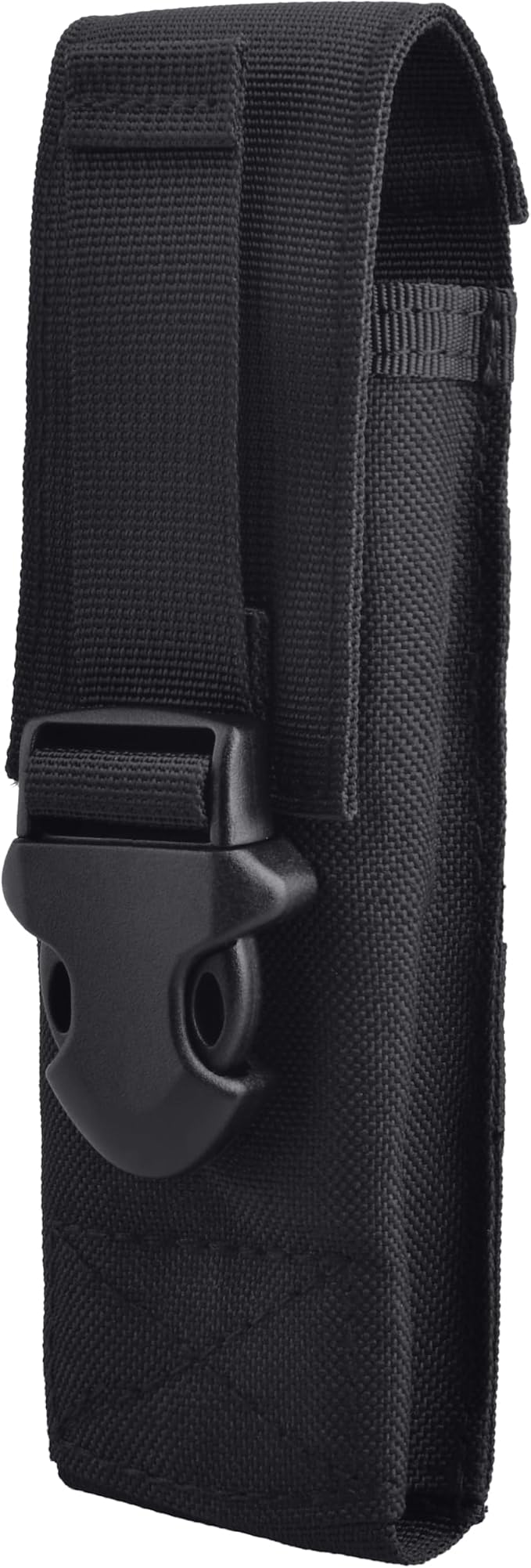 YAPJEB Tactical Flashlight Pouch Holster, Rotatable Flashlight Holder Belt Clip Torch Carry Case for Police Military Security Belt Accessories
