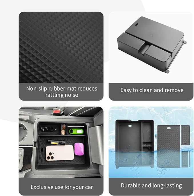 CDEFG Center Console Organizer for 2026 Honda Passport (RTL/TrailSport Elite/TrailSport) Accessories, 2026 Honda Passport Middle Console Organizer Armrest Storage Box