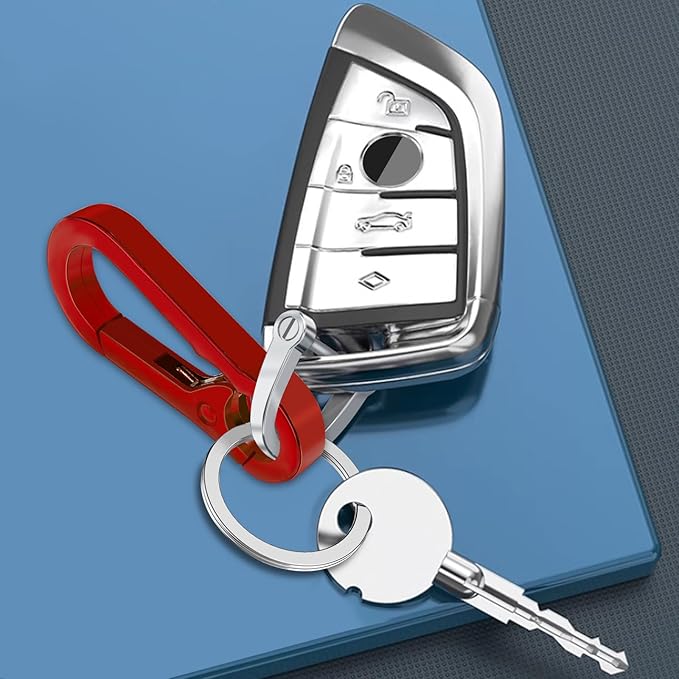Zinc Alloy Key Chain 3 Packs Keychain Keyring Organizer Key Ring Holder Clip for Men and Women