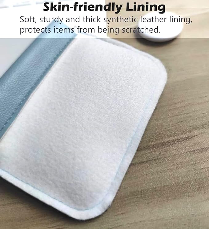 VOFOON [Upgrade] Leather Mini Squeeze Coin Purse, Small Jewelry Pouch Leather Travel Bag Coin Holder For Men/Women 2/4 Pack