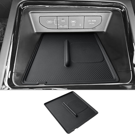 CDEFG for 2025 2026 Kia K5 Center Console Organizer for 2025 2026 Kia K5 (GT-Line/EX/GT/LXS) Accessories Middle Console Tray Storage Box Wireless Charging Protective Console Mat