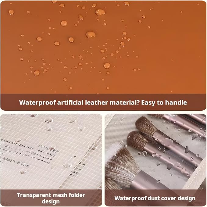 Luxury Makeup Bag for Women Travel Organizer Cosmetic Pouch Waterproof Toiletry Bag Large Capacity Elegant Design