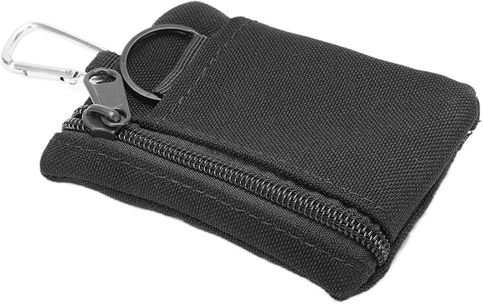 HERCHR Mini Size EDC Utility Pouch Bags First Aid Pouch Organizer Storage Pouch Waist Pack with Carabiner