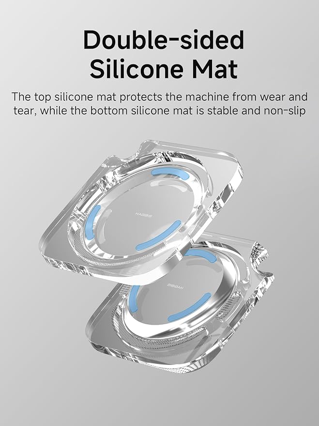 Hagibis Mac mini M4 Stand, Transparent Acrylic Desktop Stand Dustproof Laptop Holder Cooling Heat Disspation Mount for Mac mini M4 Pro 2024