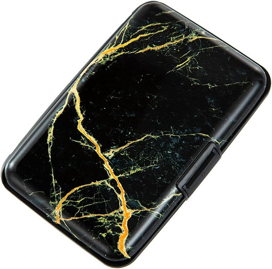 Credit Card Holder Small RFID Blocking Wallet Business Metal Slim Mini Aluminum Hard Case for Women Men