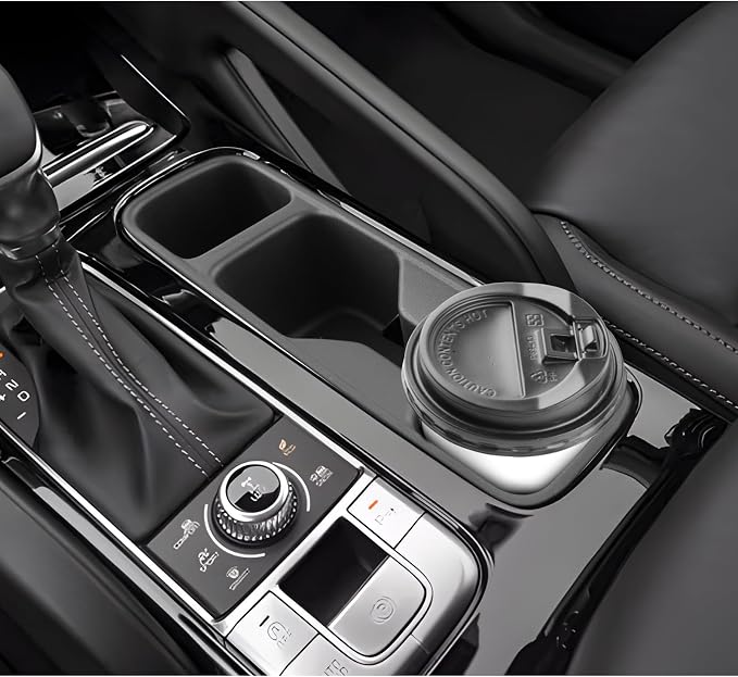 LUWU Cup Holder Compatible with 2020-2022 2023 2024 2025 2026 Kia Telluride Center Console Organizer Drink Holder Replacement for 2026 Kia Telluride Accessories (Compatible with 2020-2026 Telluride)
