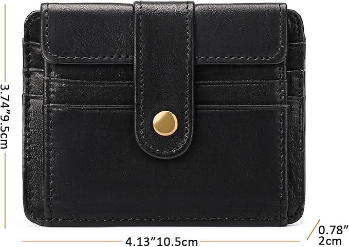 FALAN MULE Wallets for Men Genuine Leather Mens Wallet with Coin Pocket