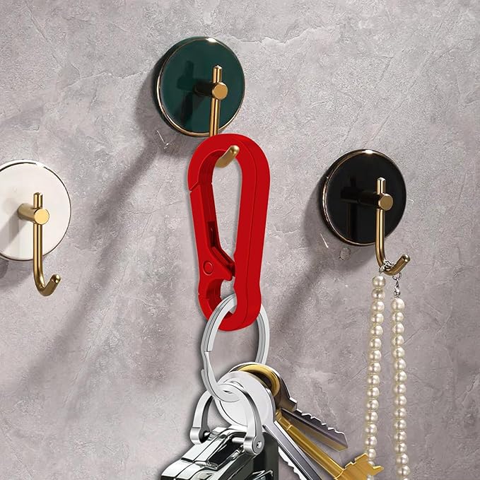 Zinc Alloy Key Chain 3 Packs Keychain Keyring Organizer Key Ring Holder Clip for Men and Women