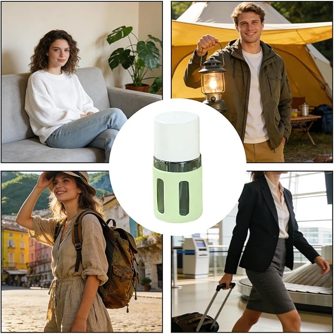 Toiletry Bottles,Leakproof Portable Refillable Storage - Travel Size Toiletries Bottles | for Outdoor Camping Trip Vacation Hotel Women Shampoo Conditioner Lotion