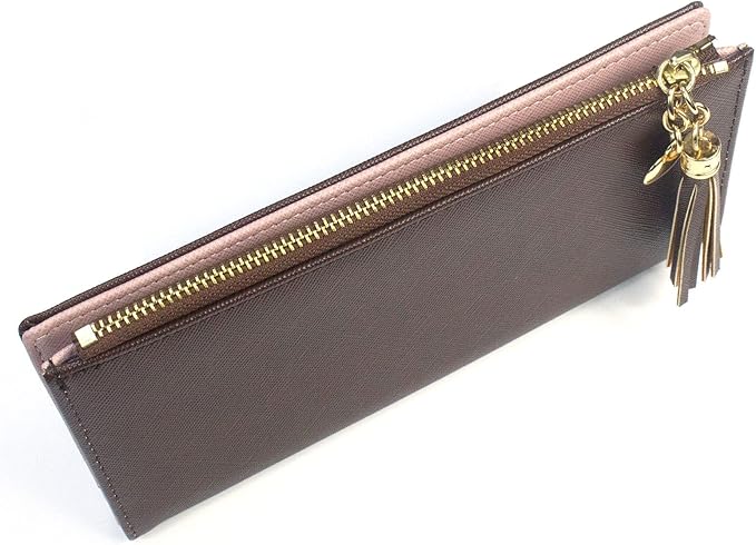 Valentoria Womens Wallet Cute Elegant Long Slim Card Holder Case Minimalist Coin Purse Thin Tassels Zip Clutch Wallets for Girls Ladies | Cute, Elegant, Long, Slim, Case, Minimalist