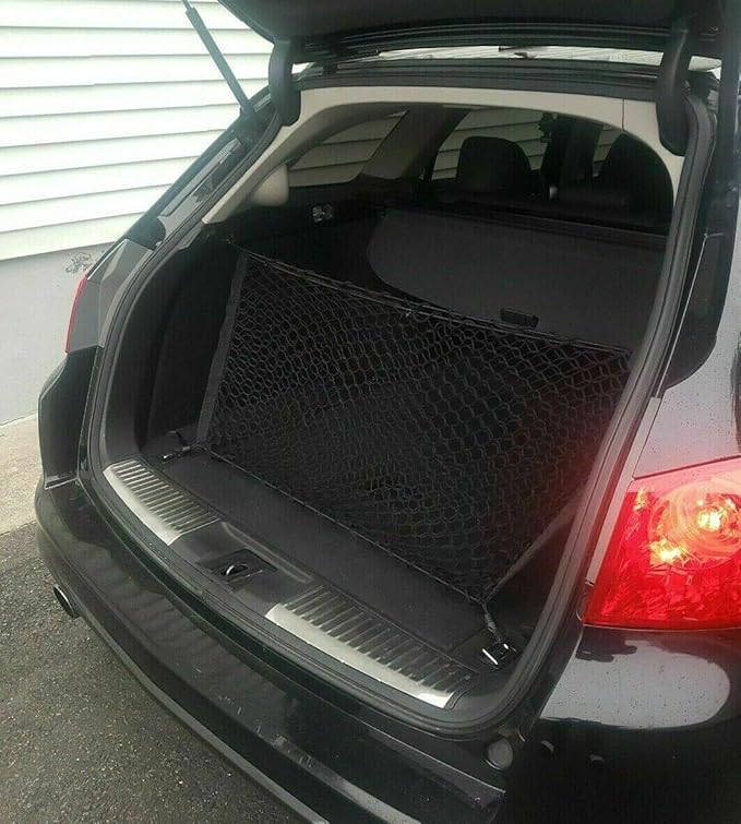 Rear Trunk Organizer Cargo Net for Acura TSX 2011–2014 – Envelope Style Cargo Net for Wagon – Premium Mesh Car Trunk Organizer Vehicle Carrier Storage – Compatible with Acura TSX