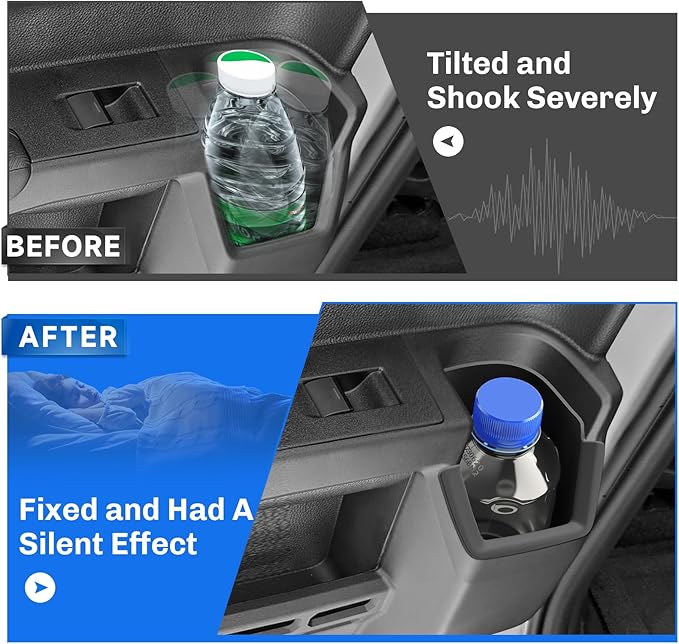 SXCY 3PCS for 2025 2026 Toyota 4Runner Center Console Organizer + Front&Rear Cupholder for 2025 Toyota 4Runner Accessories 2025 6th Gen 4Runner Center Console Tray Armrest Organizer(w/Coin Holder)
