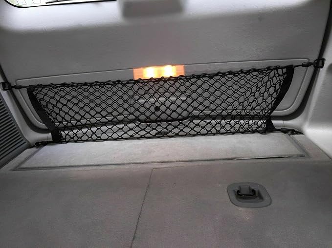Rear Trunk Organizer Cargo Net for Chrysler Pacifica 2004-2008 – Envelope Style Cargo Net for SUV - Premium Mesh Car Trunk Organizer Vehicle Carrier Storage – Compatible with Pacifica