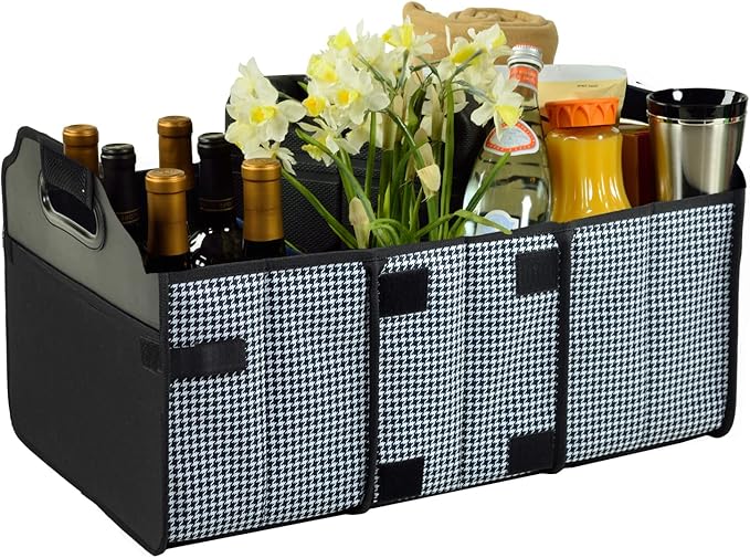 Picnic at Ascot 3 Section Folding Trunk Organizer- Designed & Quality Approved in the USA