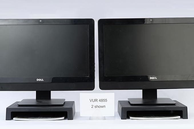 Vu Ryte Stackable 2 Inch Computer Monitor Riser Stand, VuRyser 2, Black, VUR 4855 (Single)