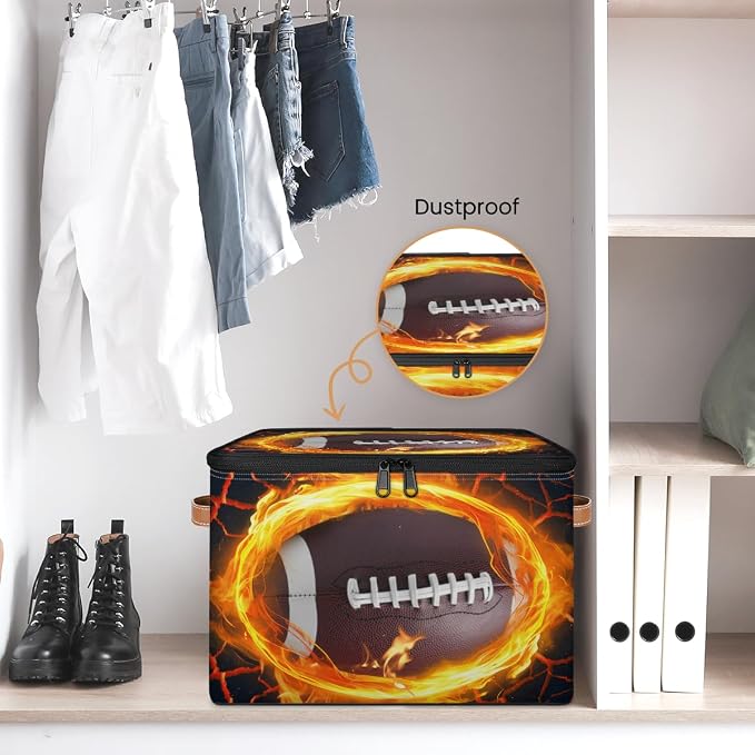 Storage Basket for Bedroom Kitchen Bathroom Storage Bins with Lids Collapsible Toy Cube Storage Organizer for Kid Teen Women Men