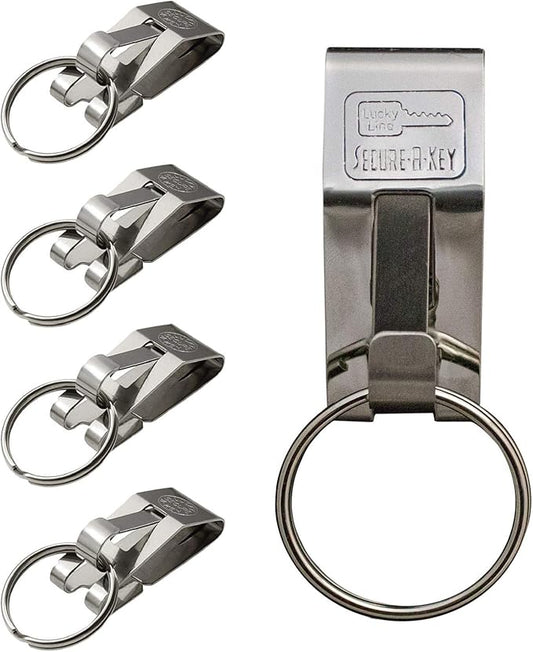Lucky Line The "Original" Secure-A-Key - SLIP ON - for WIDE BELTS, 5 Per Pack (405005)