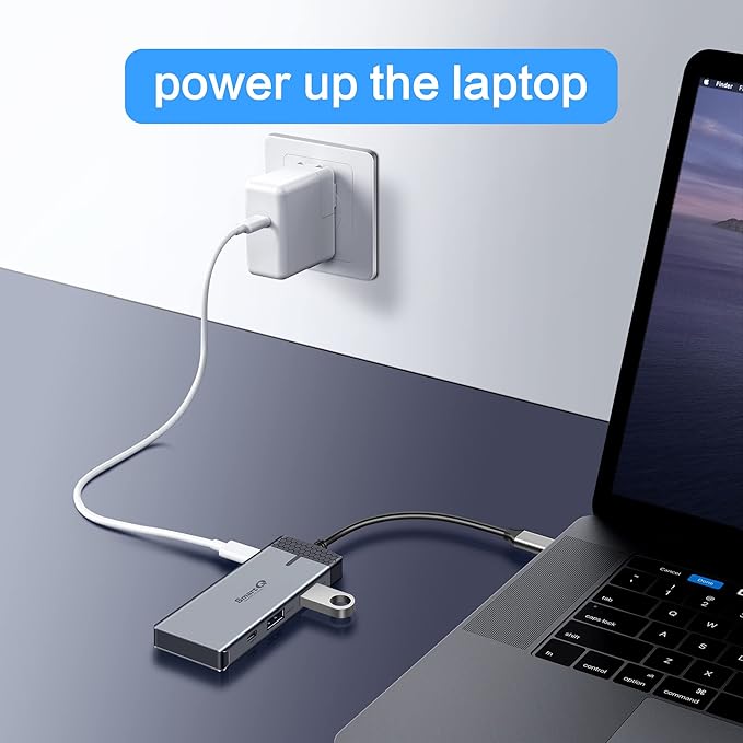 SmartQ H352 7-in-1 USB C Hub with 4K HDMI, 100W PD, USB-C Data Port, 2 USB-A 5Gbps, SD Card Reader & MicroSD Slot, Compatible with MacBook Air/Pro, XPS, Laptops, Tablets, Desktops