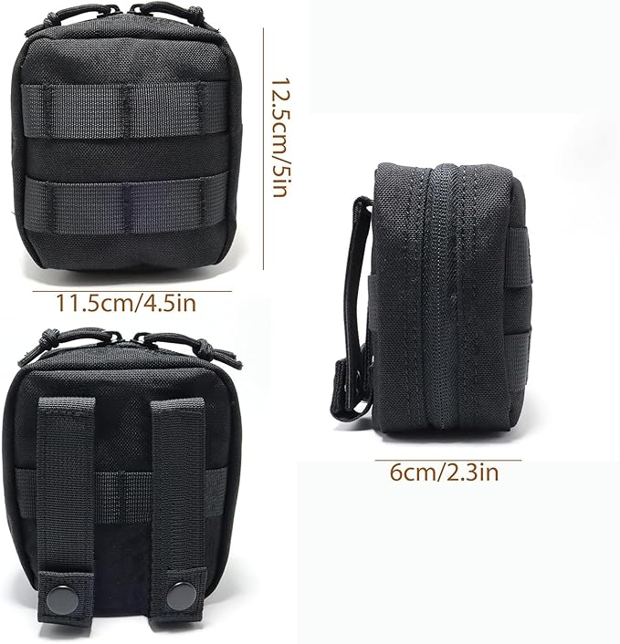 Mini Tactical Molle EDC Belt Admin Pouches Compact Tool Utility Waist Pouches