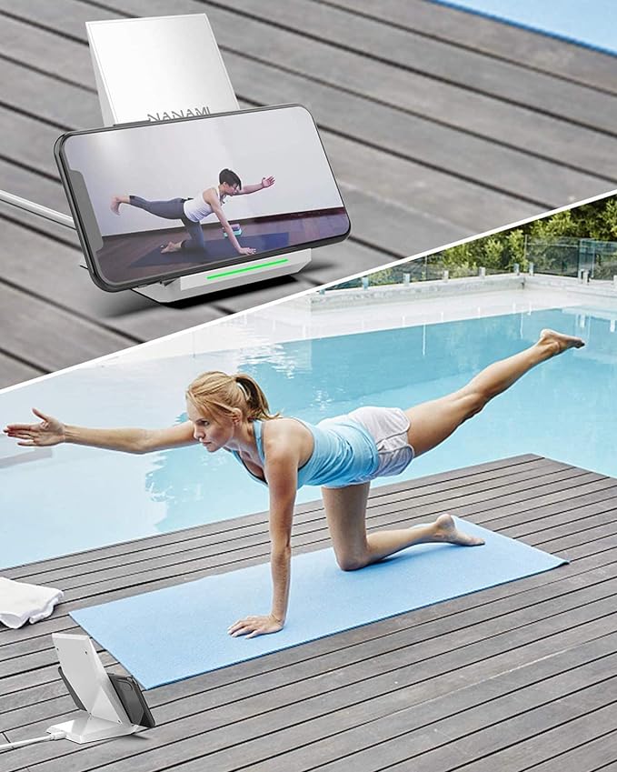 NANAMI Fast Wireless Charger - Charging Stand 7.5W Compatible with iPhone 17/17 Pro/17 Pro Max/16/15/14/13/12, 10W Phone Charger Dock for Samsung Galaxy S26/S26+/S25/S24/S24 Ultra//S23/S22/21