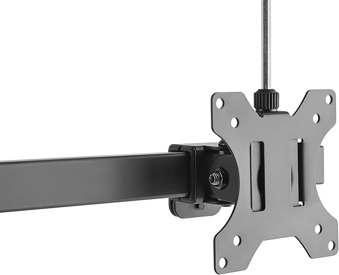 Amer Mounts | 17"-27" LED LCD Monitor Stand | 2EZH| Dual Monitor | 13.2lbs Capacity
