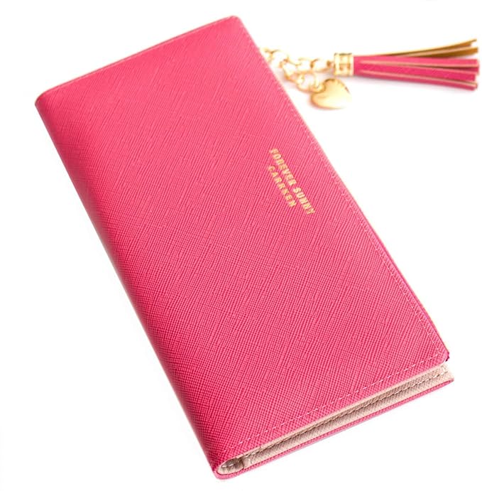 Valentoria Womens Wallet Cute Elegant Long Slim Card Holder Case Minimalist Coin Purse Thin Tassels Zip Clutch Wallets for Girls Ladies | Cute, Elegant, Long, Slim, Case, Minimalist