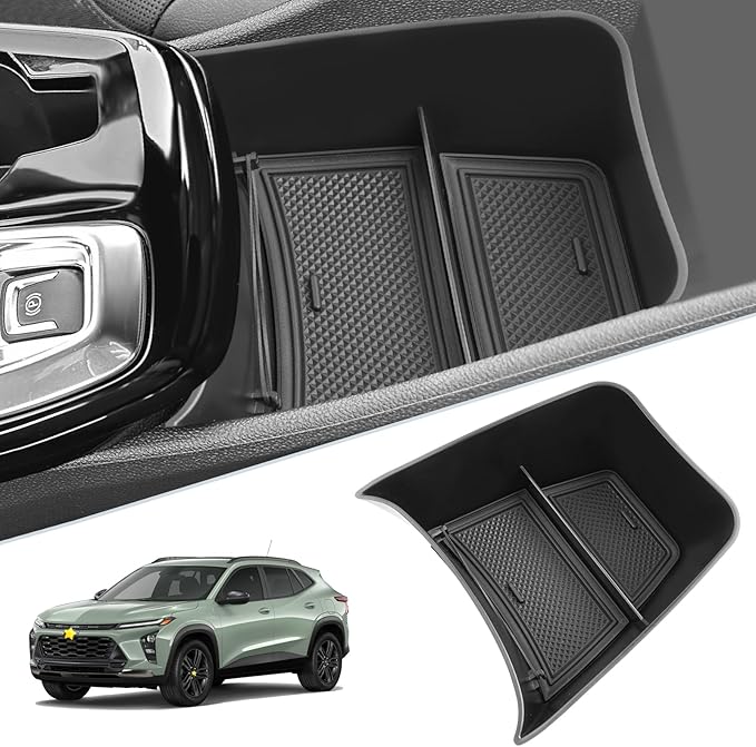SKTU for 2024 2025 2026 Chevy Trax Center Console Organizer 2024 2025 2026 Chevy Trax Console Tray 2024 2025 2026 Trax Lower Console Tray 2024 2025 2026 Chevy Trax Accessories (Black)