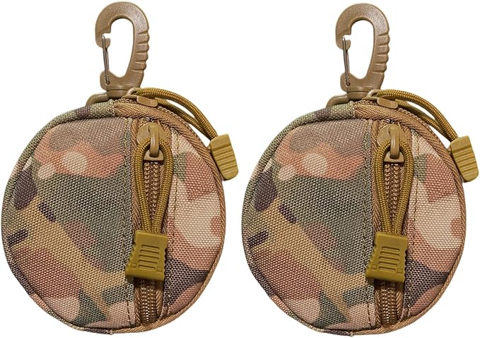 Small EDC Pouch EDC Bag Molle Pouch Tactical Wallet, Molle Accessories, Coin Pouch Coin Purse, Key Case, Tactical Keychain Pouch, Earphone Case, Military Gear Waterproof