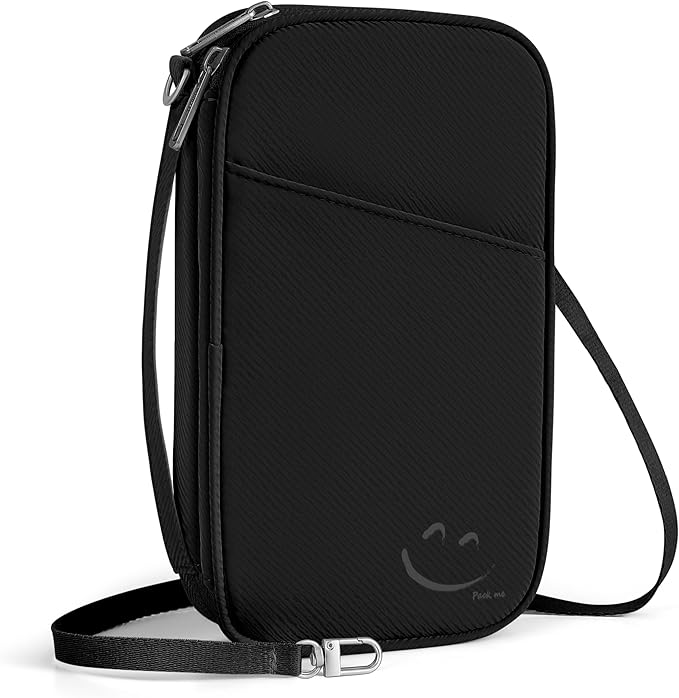 Travelkin 2-in-1 Passport Holder & Travel Organizer for Family with RFID Blocking, Multiple Passport Wallet for Men Women, Travel document holder for Credit Cards, Cash, and Electronic Essentials