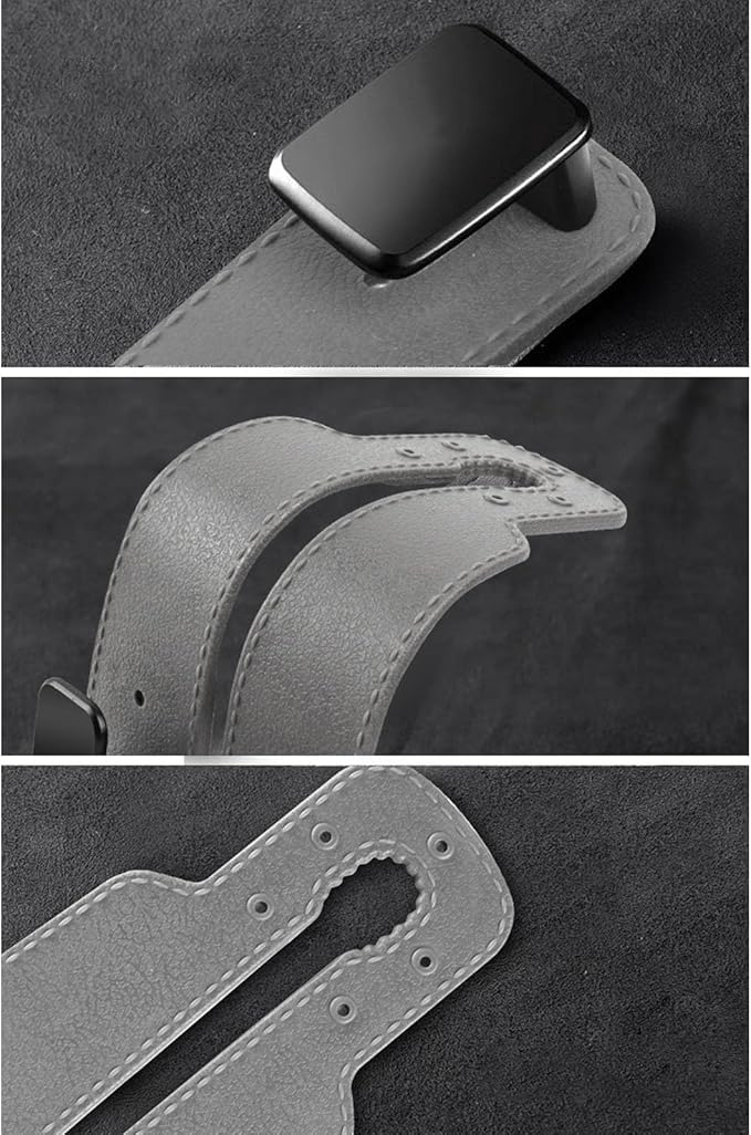 Car Seat Headrest Hook Heavy Duty Double Hook Organizer for Storage Handbags Purses Shopping Bags Durable TPE Metal 6.30x3.15 Inches (Gray)