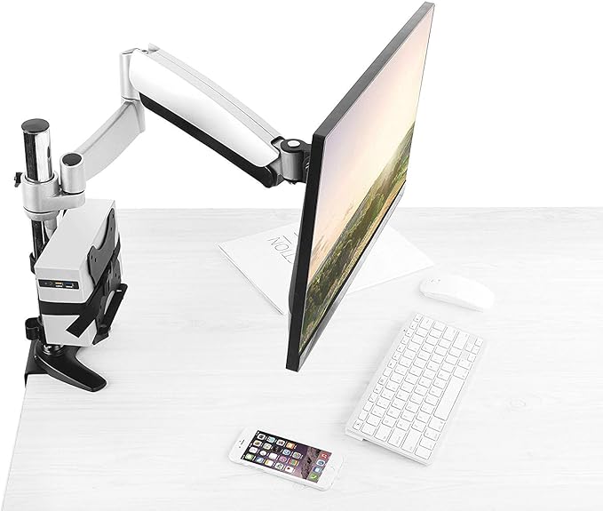 Mount Plus MP-CPB-1 Thin Client | Mac mini | Intel NUC | Game Console | VESA Mount to Save Space by Mounting Thin Client PC to Back of Monitor, Small TV, Monitor Arm, Stand Pole, Under Desk