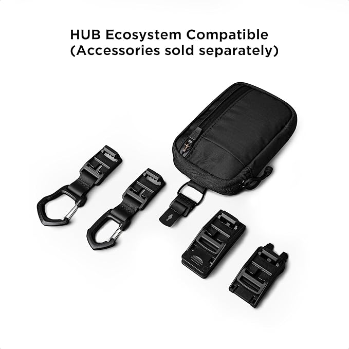 ALPAKA HUB Pouch V2 EDC Organizer for Cables, Cards, Coins, RFID Blocking Small Tool Bag for Everyday Carry and Travel