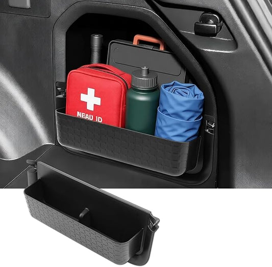 2026 RAV4 Console Organizer (Cargo Side), for Toyota RAV4 (LE/SE/XLE Premium/Woodland/XSE/Limited), Durable ABS &Anti-Slip Cargo Side Pockets Insert 2026 RAV4 Accessories