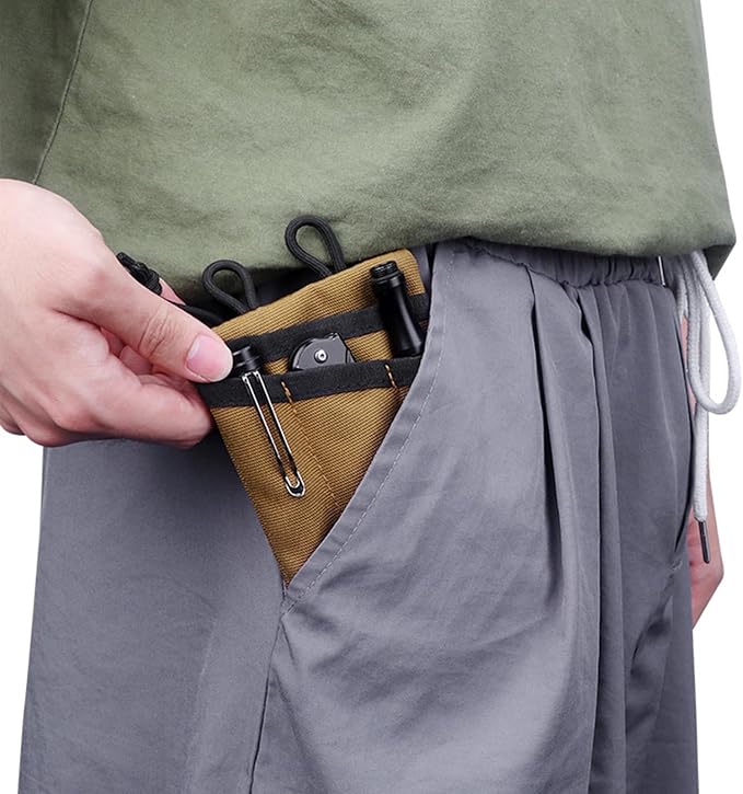 EDC Storage Pouch, Anti-Lost Outdoor Tactical EDC Kit Multi-Function EDC Tool Pouch