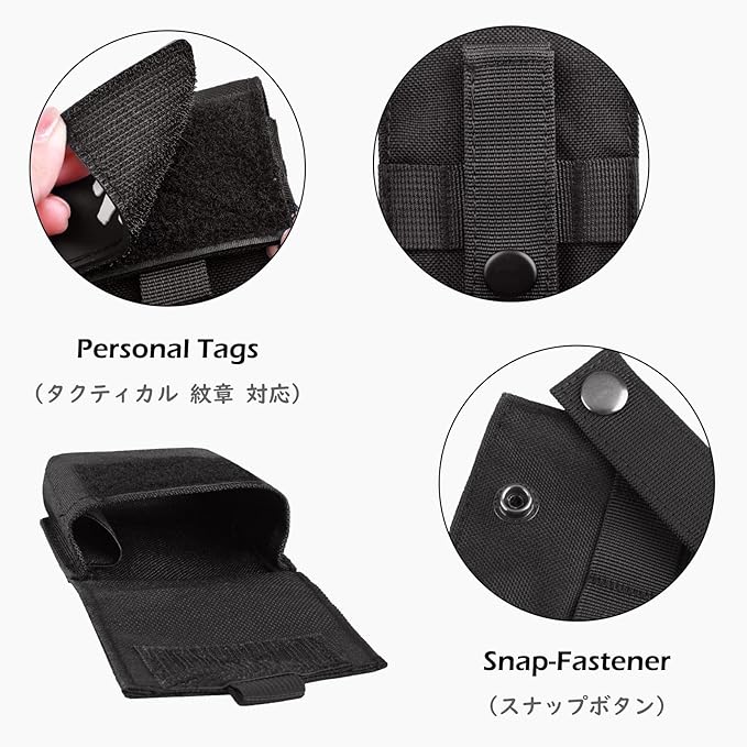 TRIWONDER Tactical Cigarette Pouch Molle Small Military Bag Battery Cigarette Case EDC Utility Card Holder Lighter Slot Mini Cigar Waist Pack
