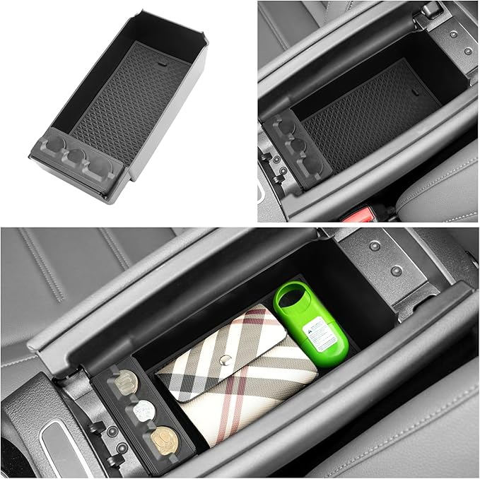GLA250/GLA250 4MATIC/AMG GLA35/AMG GLA45/GLB 250 Center Console Organizer for GLA250 Mercedes Benz Accessories Armrest Console Glove Tray Compatible with 2020-2026 Mercedes Benz GLA H247 & GLB250