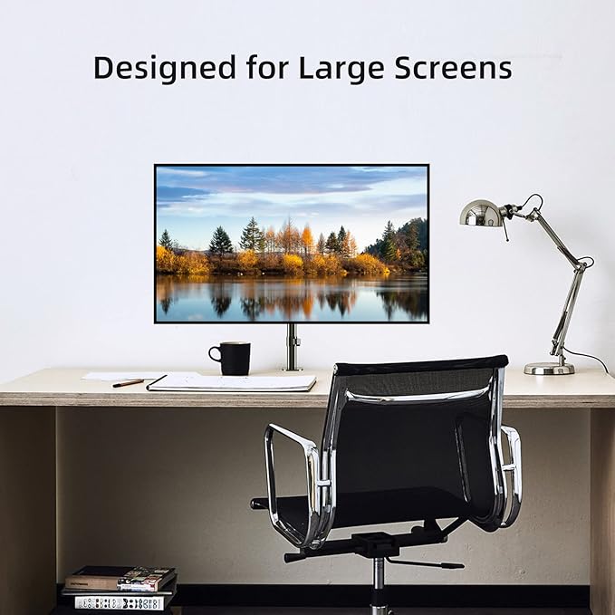 Single Monitor Mount, Single Monitor Desk Mount with VESA Extension Kit from 75×75 to 200×200mm fits 13-39 inch Screens,Vesa Mount